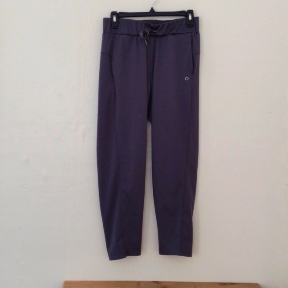 Skora Gray Quick Dry Elastic Drawstring Waist Yoga Pant Size S